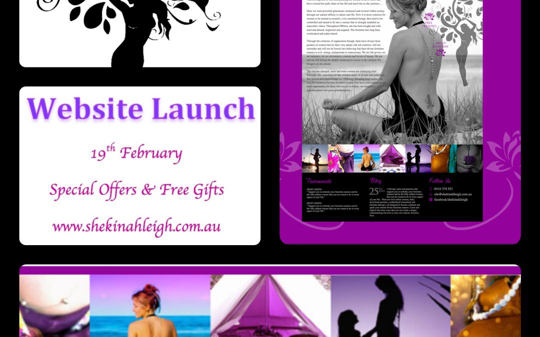 Shekinah Leigh Website Launch